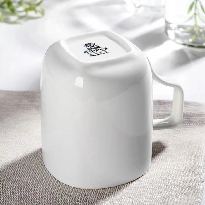 Wilmax Tasse 470 ml Weiß aus Porzellan