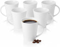 Wilmax Tasse 380 ml 6er-Set Weiß aus Porzellan