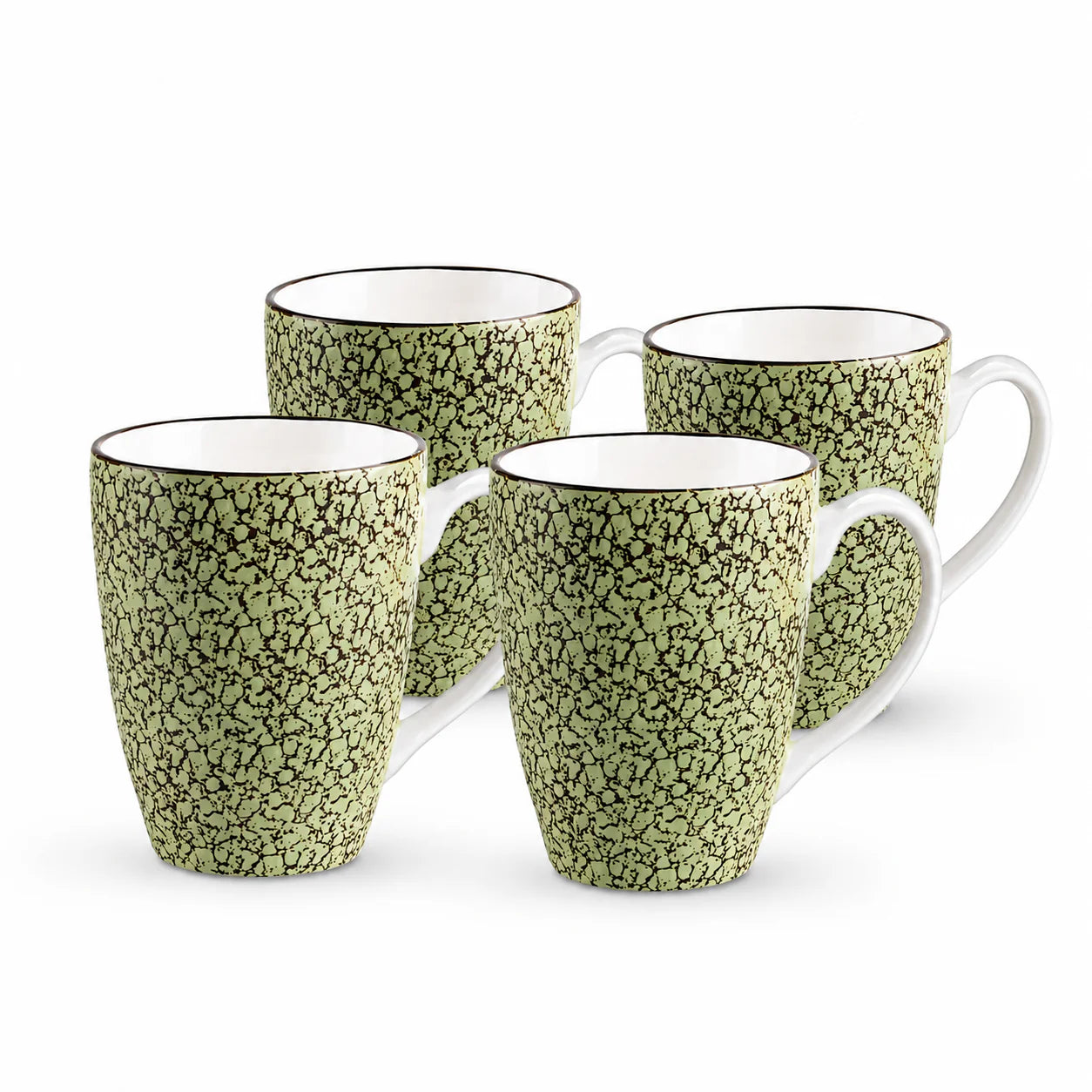 Wilmax Kaffeebecher 450 ml Pistazie aus Porzellan