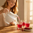 Wilmax Krug 1,7 Liter Weiß aus Porzellan