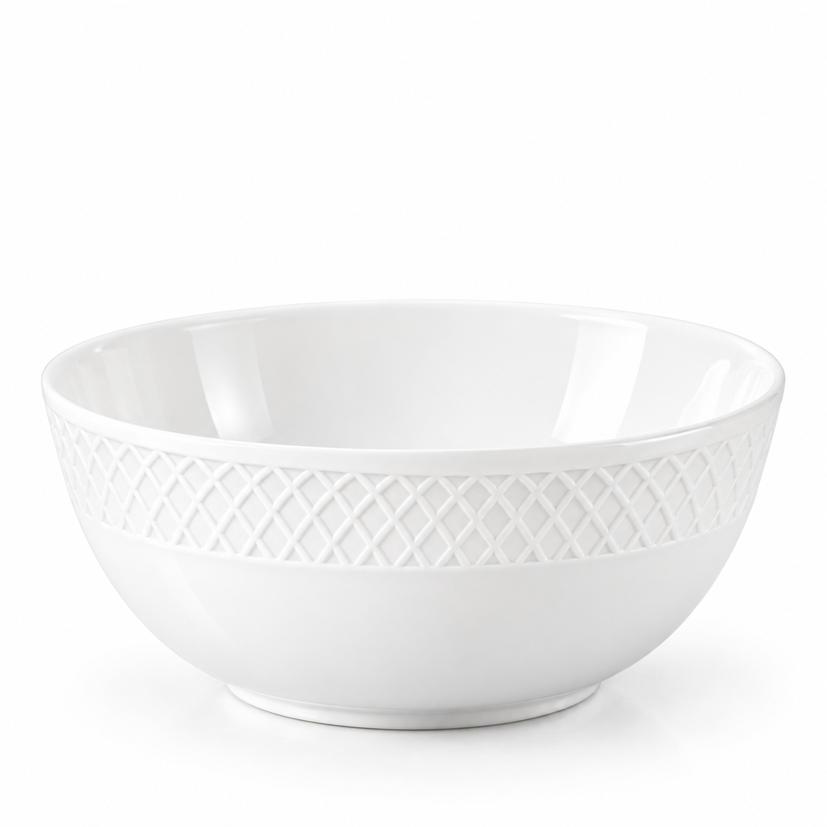 Wilmax Schale 930 ml 16 cm Weiß aus Porzellan