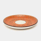 Wilmax Untertasse 11 cm Orange aus Porzellan
