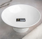 Wilmax Obstschale 24 × 11,5 cm Weiß aus Porzellan