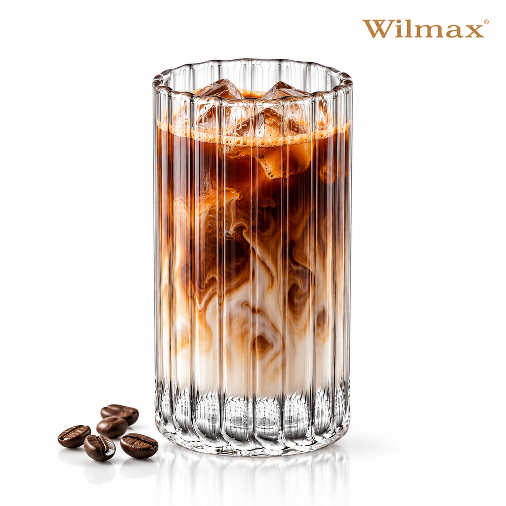 Wilmax Glas 350 ml Transparent aus Borosilikatglas
