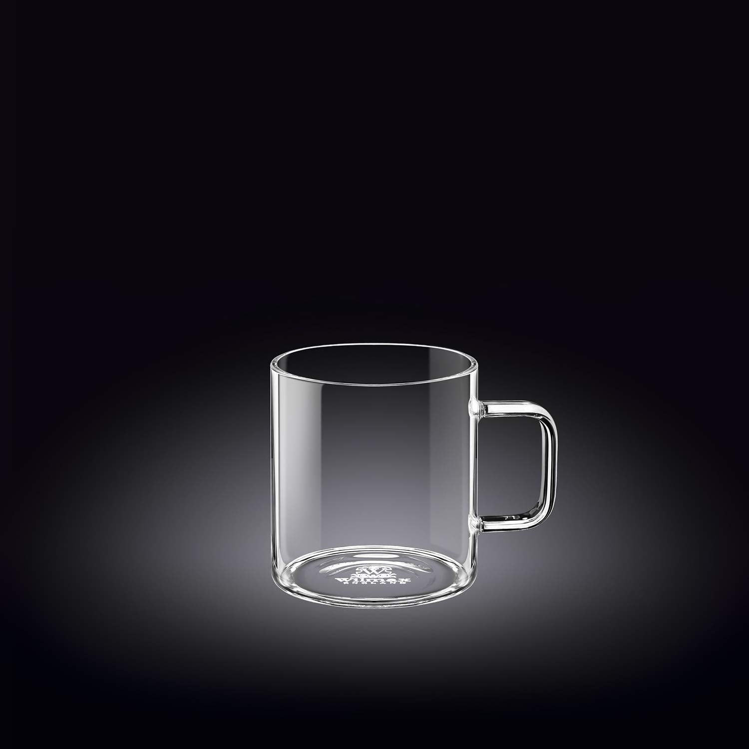 Wilmax WL-888603/A Borosilikatglas Kaffeetasse, Klar, 160mL Kapazität