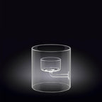 Wilmax Teelichthalter 9 cm Glas Transparent WL-888904/A