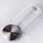 Wilmax Vorratsglas 1100 ml mit Edelstahldeckel Transparent