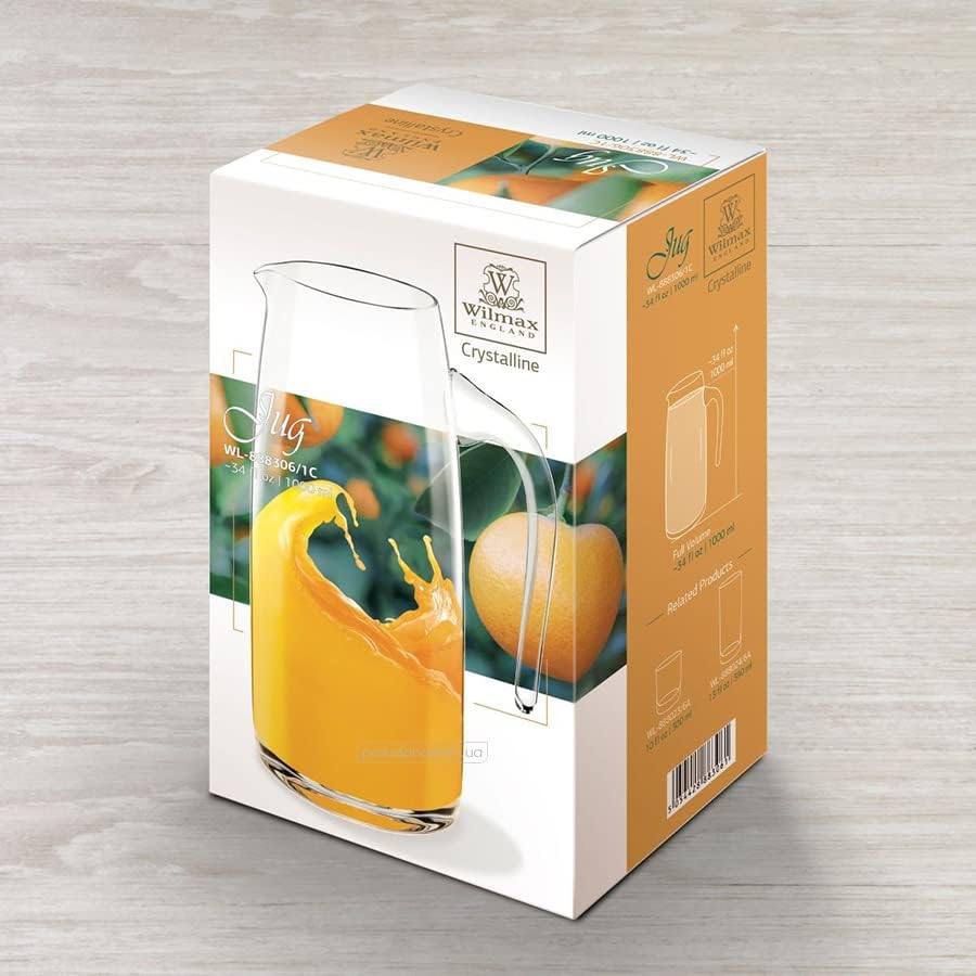Wilmax Krug 1000 ml Kristallglas Transparent WL-888306/1C