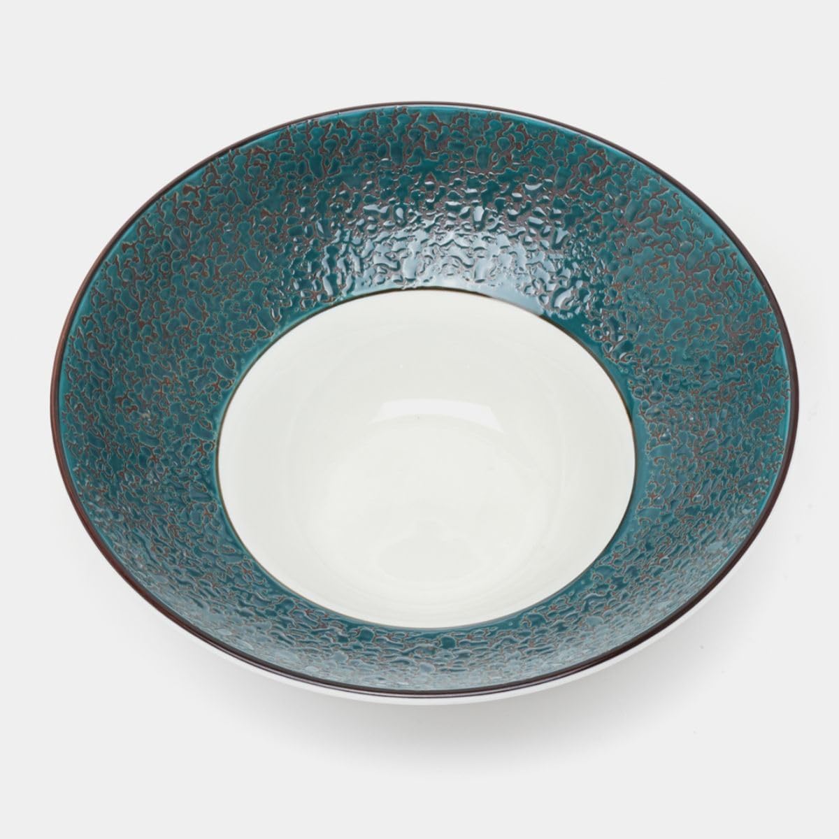 Wilmax Tiefer Teller 22,5 cm 1100 ml Grün Porzellan 2er Set WL-667523/A2