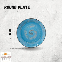 Wilmax Spiral Plate Set 2-piece 25 cm Porcelain WL-669514/A2