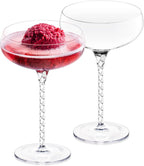 Wilmax Champagnerflöte 300 ml Kristallglas Transparent 2er Set WL-888105/2C