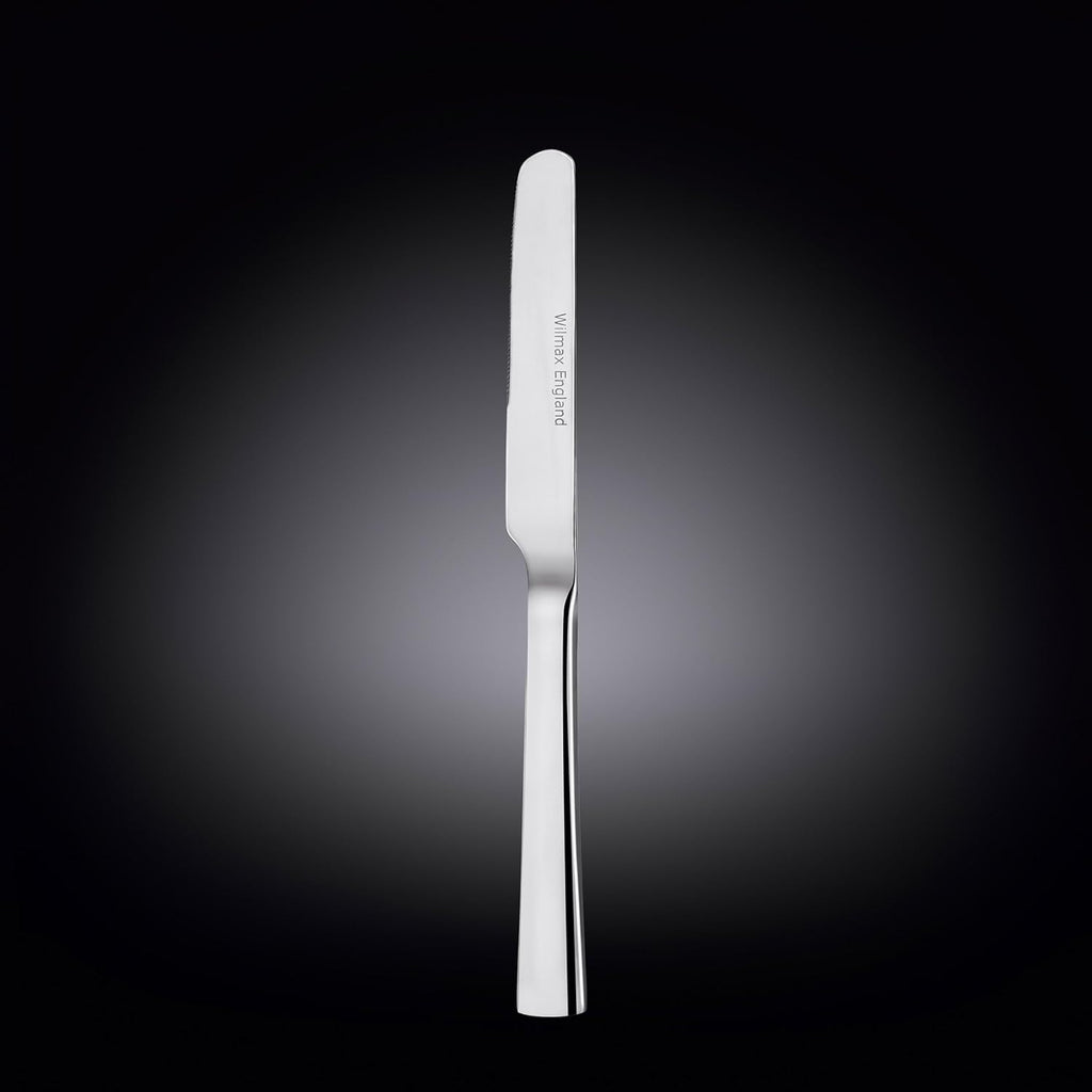 Wilmax Tafelmesser 23 cm Silber aus Edelstahl