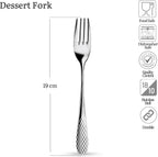 Wilmax Dessertgabel 19 cm Edelstahl 6er Set WL-999206/6C