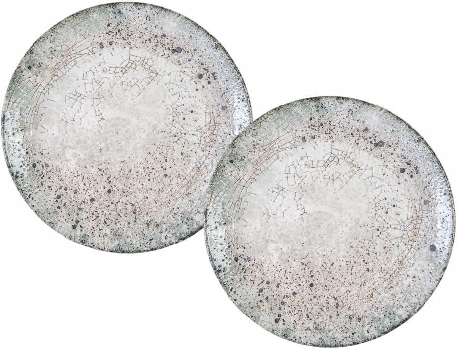 Wilmax Teller 25 cm 2er-Set Mehrfarbig aus Porzellan