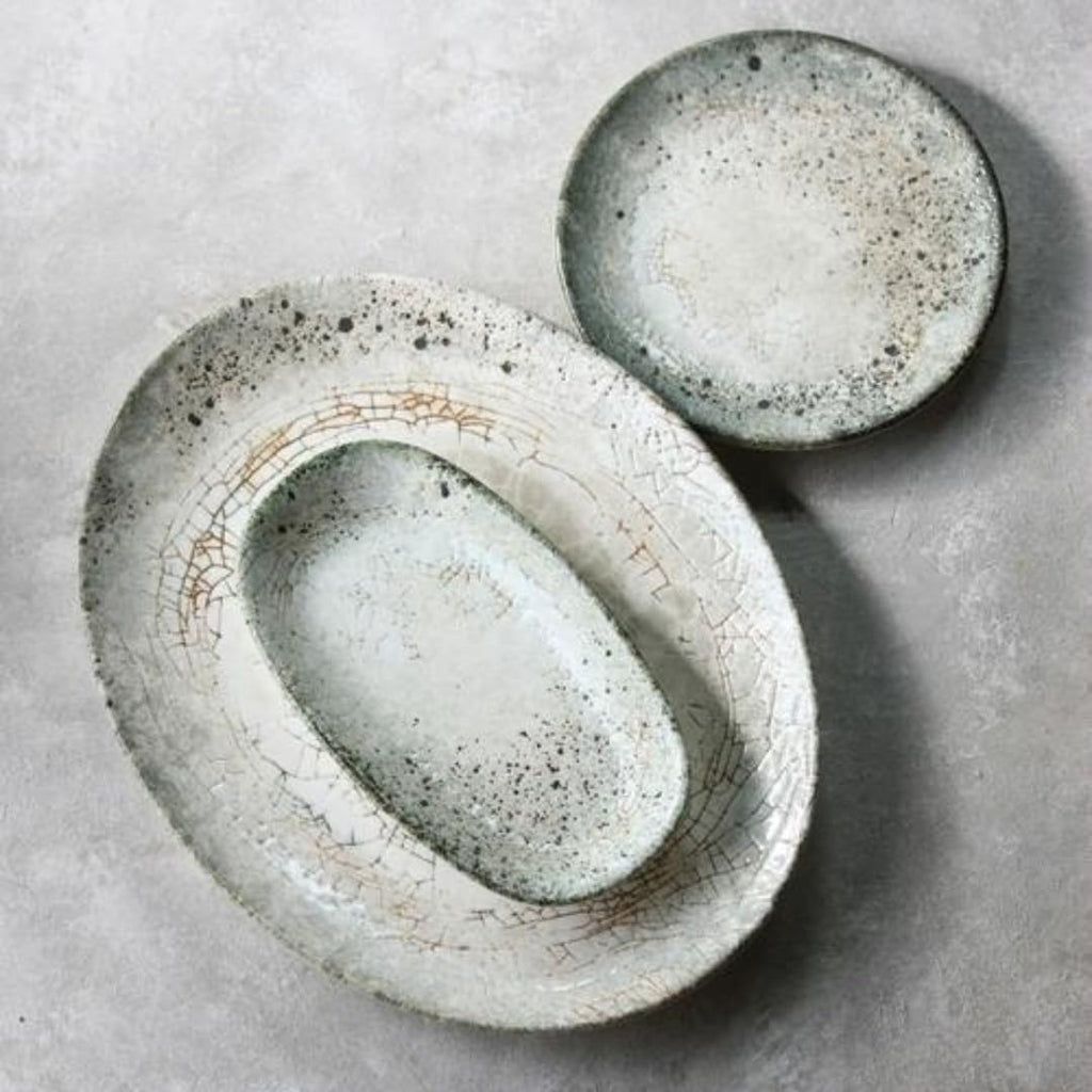 Wilmax Teller 25 cm 2er-Set Mehrfarbig aus Porzellan