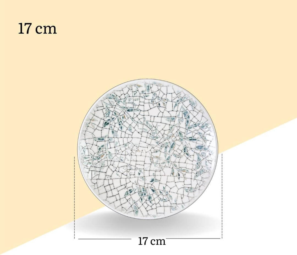 Wilmax Teller 17 cm 2er-Set Mehrfarbig aus Porzellan