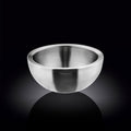 Wilmax Schüssel aus Edelstahl, 1300 ml, Silber matt, WL-553003/A