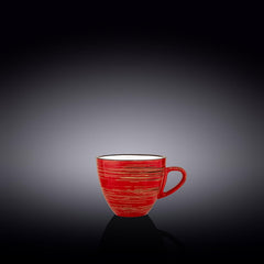 Wilmax Espressotasse, 110 ml, Rot, Porzellan, WL-669234/A