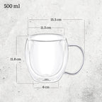 Wilmax Servierset 2-teilig mit Bambusteller 30,5 × 15 cm und Teeglas 500 ml