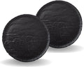 Wilmax Runder Teller 25 cm 2er Set SlateStone Schwarz WL-661126/A2