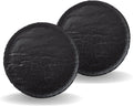 Wilmax Runde Porzellanteller 28 cm 2er Set Schwarz WL-661127/A2