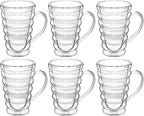 Wilmax Doppelwandglas Becher 300 ml 6er Set WL-888424/A6