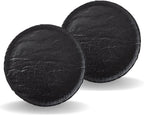 Wilmax Runde Servierplatte 30 cm 2er Set Schwarz WL-661128/A2