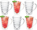Wilmax Doppelwandglas Becher 250 ml 6er Set WL-888423/A6