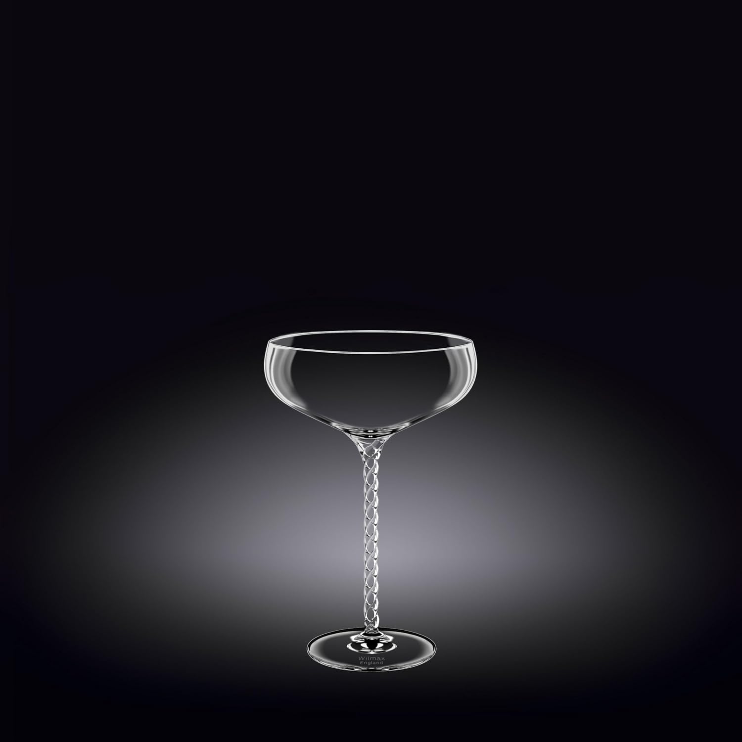 Wilmax Champagnergläser, 300 ml, 2er-Set, Kristallglas, WL-888105/2C