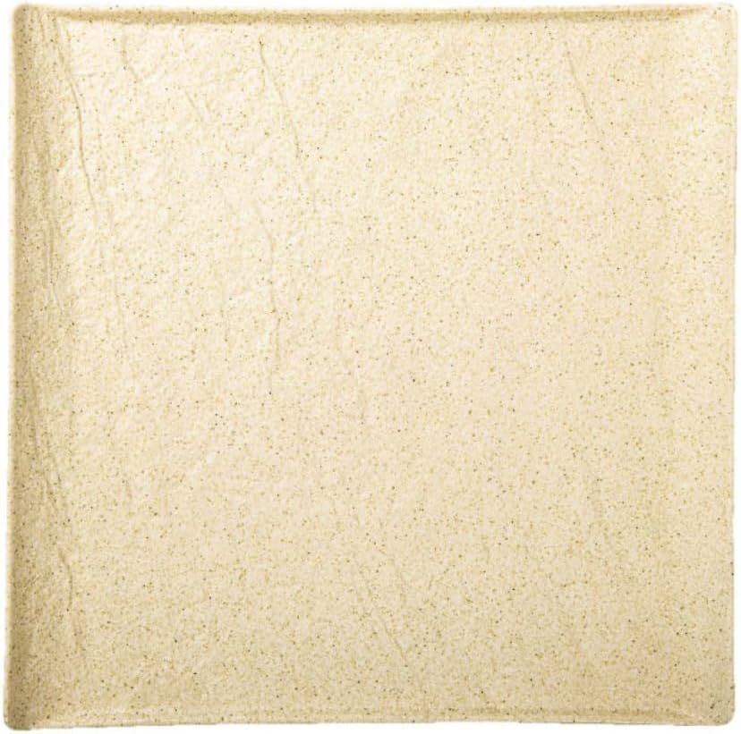 Wilmax Quadratische Platte 13 x 13 cm 6er Set Sandstone WL-661304/A6