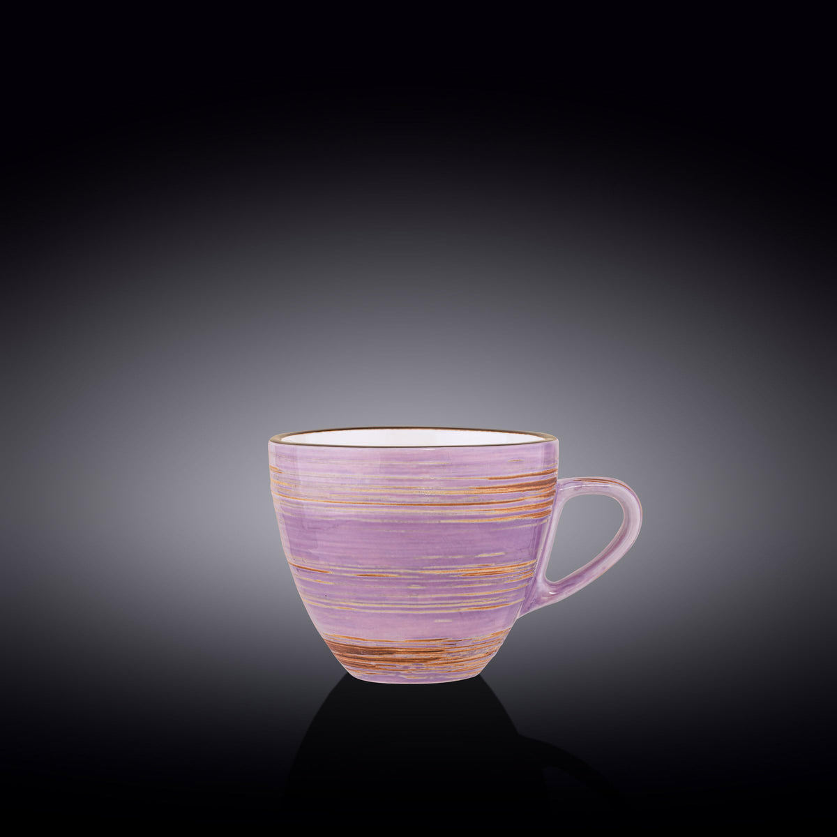 Wilmax WL-669736/A Porzellan Tasse, Lavendel, 300mL Kapazität