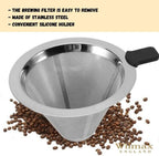 Wilmax Kaffeedekanter 950 ml Transparent aus Borosilikatglas
