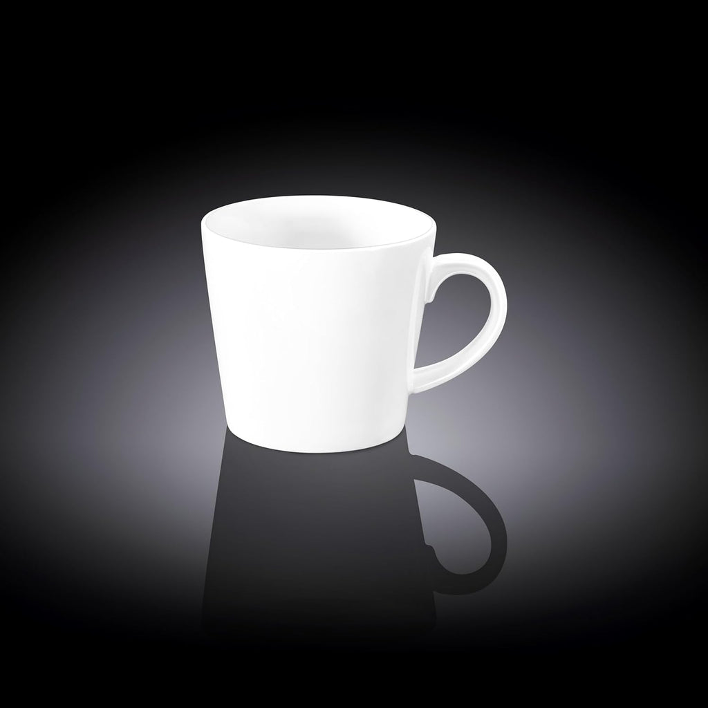 Wilmax Tasse 280 ml Weiß aus Porzellan