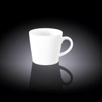 Wilmax Tasse 280 ml Weiß aus Porzellan
