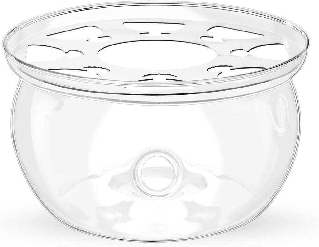 Wilmax Stövchen aus Glas für Teekannen Transparent WL-888903/A