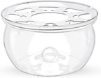 Wilmax Stövchen aus Glas für Teekannen Transparent WL-888903/A