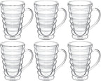 Wilmax Doppelwandglas Becher 250 ml 6er Set WL-888423/A6