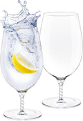 Wilmax Bierglas 420 ml Kristallglas Transparent 2er Set WL-888109/2C