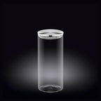 Wilmax Vorratsglas 1500 ml mit Edelstahl Deckel Transparent WL-888517/A
