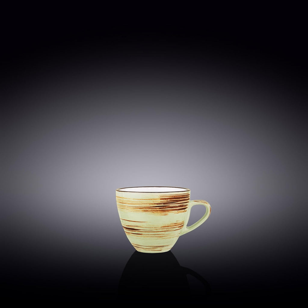 Wilmax Espressotasse 75 ml Pistazie aus Porzellan