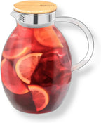 Wilmax Getränkeset 7-teilig mit Krug 1900 ml und 6 Thermogläsern 310 ml