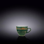 Wilmax Espressotasse 110 ml Grün aus Porzellan