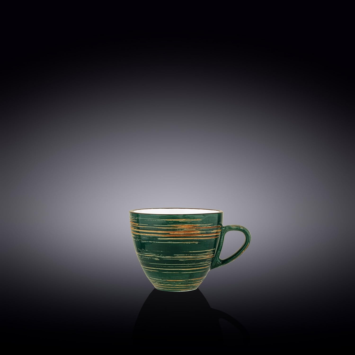 Wilmax Espressotasse 110 ml Grün aus Porzellan