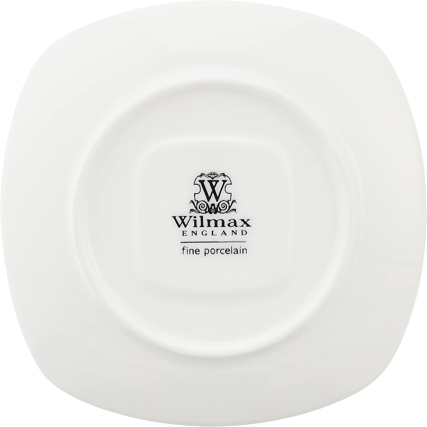 Wilmax WL-993041/2C Porzellan Kaffeetassen- und Untertassen-Set, Weiss, 90mL Kapazität, 2 Stück