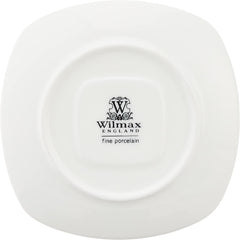 Wilmax WL-993041/2C Porzellan Kaffeetassen- und Untertassen-Set, Weiss, 90mL Kapazität, 2 Stück