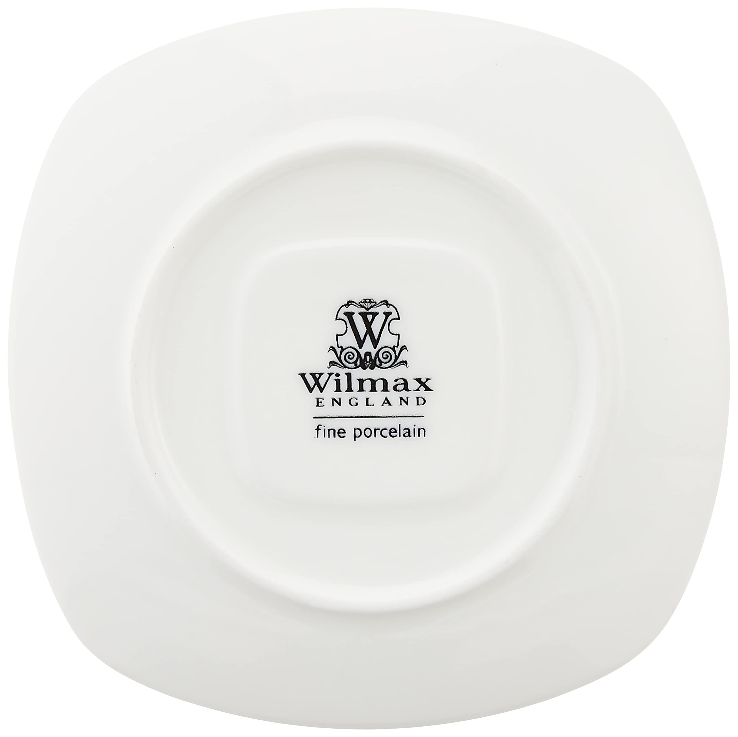 Wilmax WL-993041/2C Porzellan Kaffeetassen- und Untertassen-Set, Weiss, 90mL Kapazität, 2 Stück