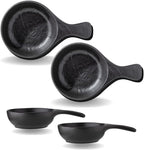 Wilmax Backform mit Griff 24 x 15 cm 500 ml 2er Set Schwarz WL-661139/A2