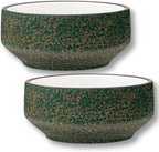 Wilmax Schale 400 ml 12,5 cm Grün Porzellan 2er Set WL-667538/A2