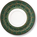 Wilmax Mehrzweck-Untertasse Ø 16 cm Grün aus Porzellan