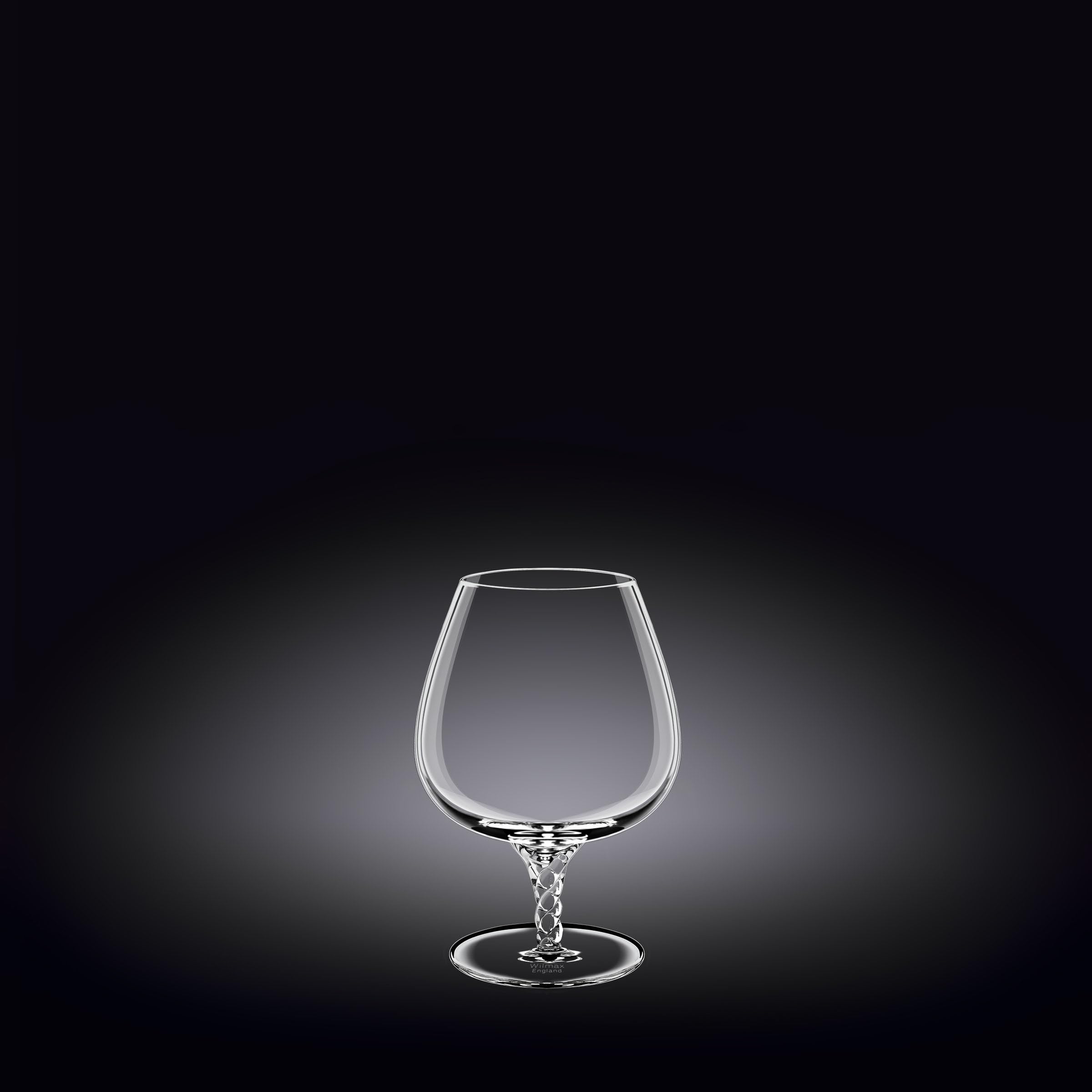 Wilmax WL-888108/2C Cognacglas, 550mL Kapazität, 2 Stück